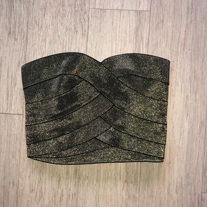 Sparkle & Fade Bandage Top